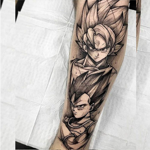 Goku  Vegeta Tattoo On foreram at  Body Art Tattooz  Facebook