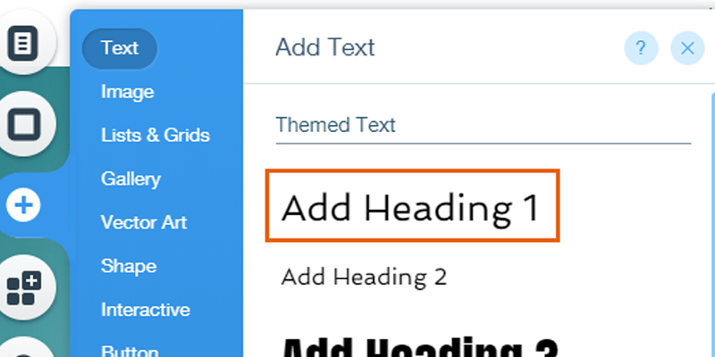 Headings