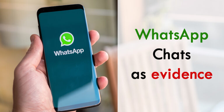 Can Whatsapp Chats Be Used as Evidence?